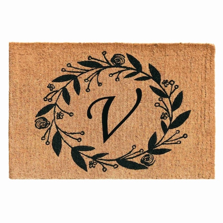 Calloway Mills Monogram Door Mat, Black, Natural, 24 in W x 36 in L 103362436V